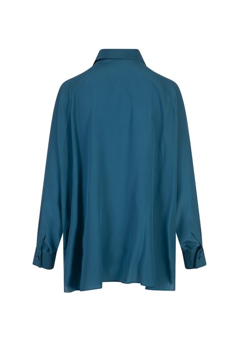 Camicia In Seta Turchese GIANLUCA CAPANNOLO | 25ET611-4008649 TURQUOISE